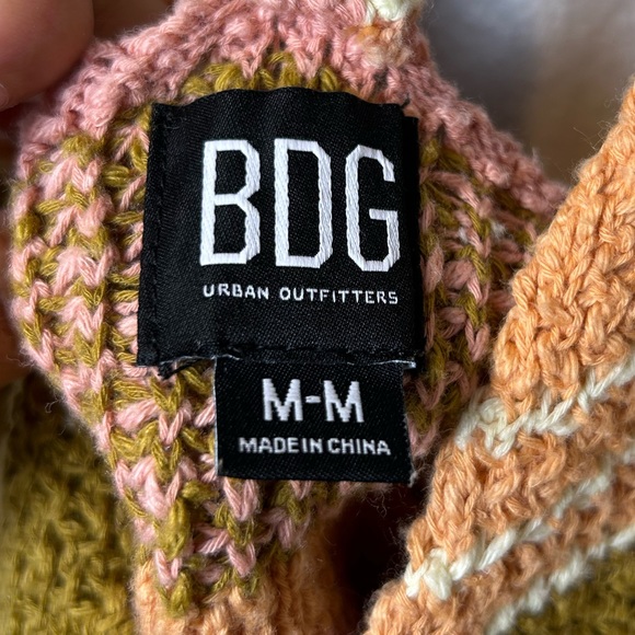 Urban Outfitters BDG Striped Knit Halter Crop Tank - Picture 3 of 4